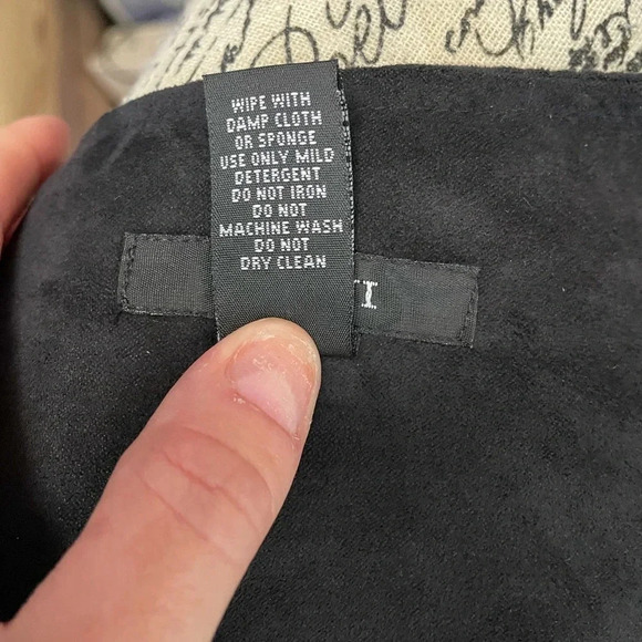 Alfani Black Leather Jacket - Picture 9 of 11